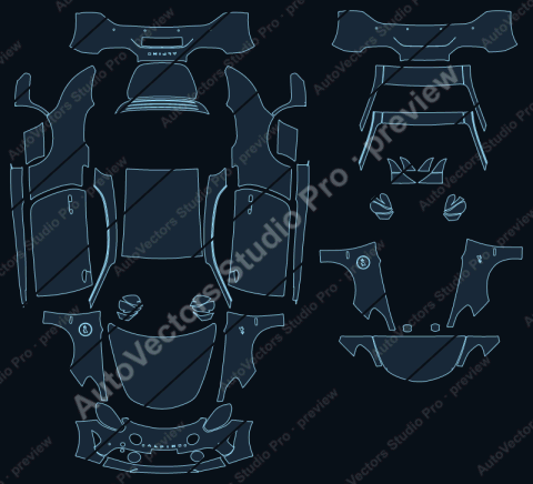 Alpine A110 AEF S Facelift (2022) coupe – watermarked preview