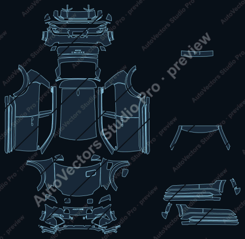 Alpine A290 AmpR Small GT (2025) hatchback – watermarked preview