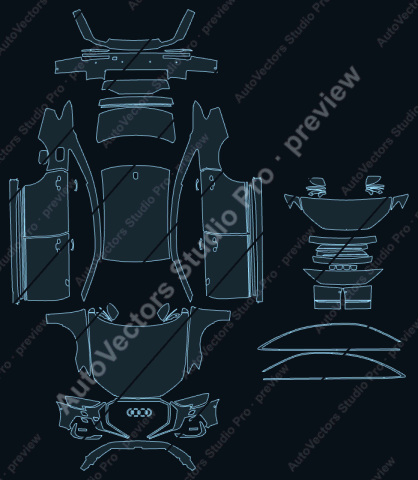 Audi A8 D5 Facelift (2022) sedan – watermarked preview