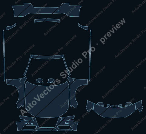 Audi S4 B8 (2009) sedan – watermarked preview