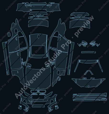 BMW 3 Base (2022) sedan – watermarked preview