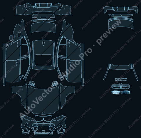 BMW 3 Series M Sport (2023) sedan – watermarked preview