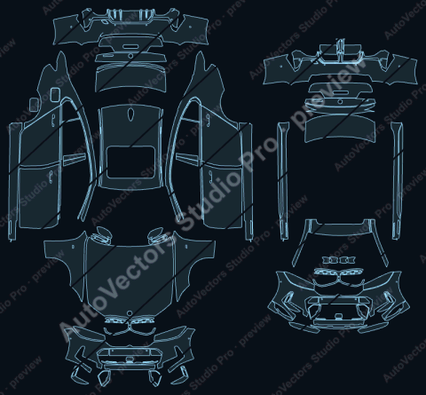 BMW 3 Series M340 (2023) saloon – watermarked preview