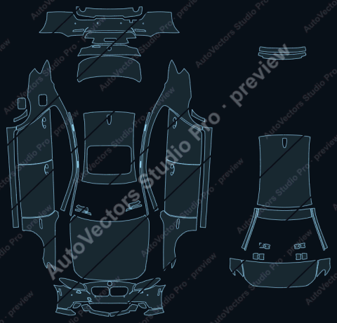 BMW 5 Series F10 M Sport Facelift (2014) sedan – watermarked preview