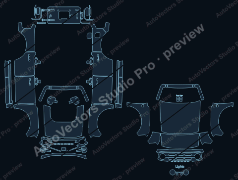 Ford Bronco U725 Badlands (2021) SUV – watermarked preview