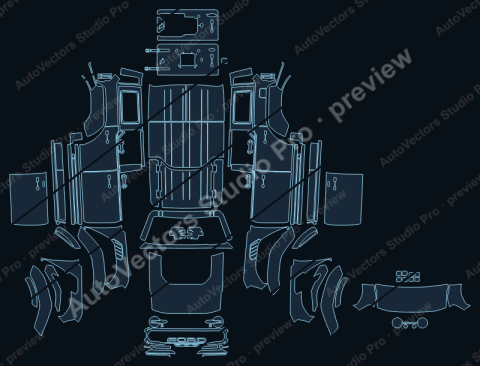 Ford Bronco U725 Raptor (2023) SUV – watermarked preview