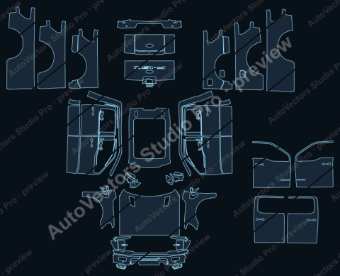 Ford F-150 P702 King Ranch Facelift (2024) pickup – watermarked preview