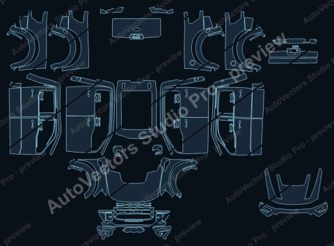 Ford F-150 P702 Raptor R Facelift (2024) pickup – watermarked preview