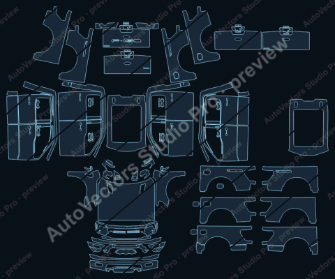 Ford F-150 P702 Tremor Pre-Facelift (2023) pickup – watermarked preview