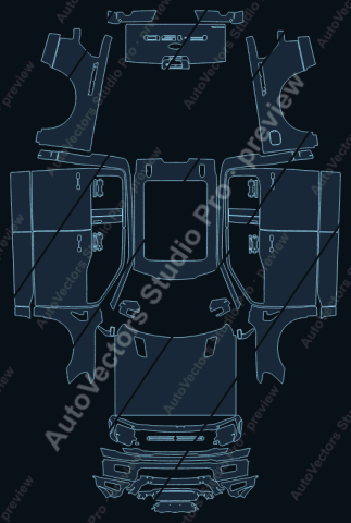 Ford F-150 P702 Tremor SuperCrew Facelift (2024) pickup – watermarked preview