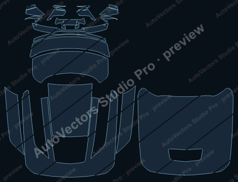 Ford Mustang Dark Horse (2024) coupe – watermarked preview