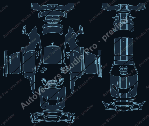Ford Mustang Shelby Super Snake (2024) fastback – watermarked preview