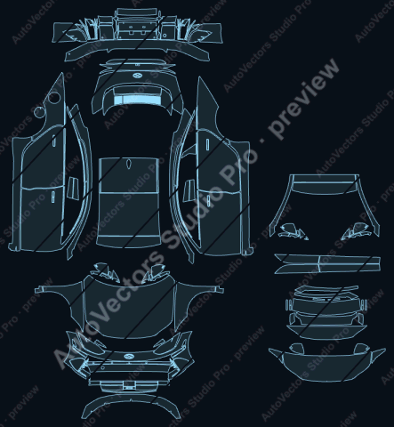 Hyundai Ioniq 6 CE Premium (2023) sedan – watermarked preview