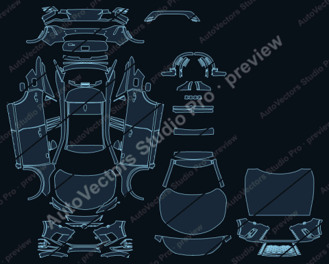 Lexus RX 500H F DIRECT4 F-Sport (2023) SUV – watermarked preview