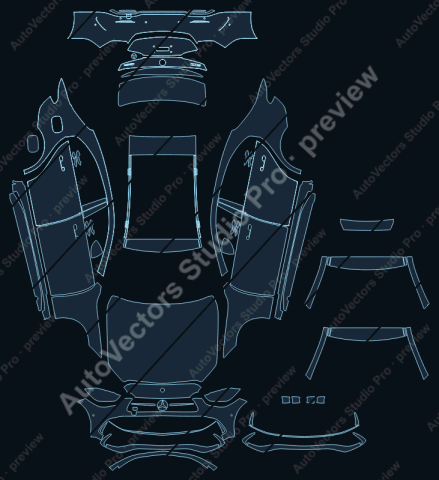 Mercedes-Benz C-Class AMG Line Limousine (2022) – watermarked preview
