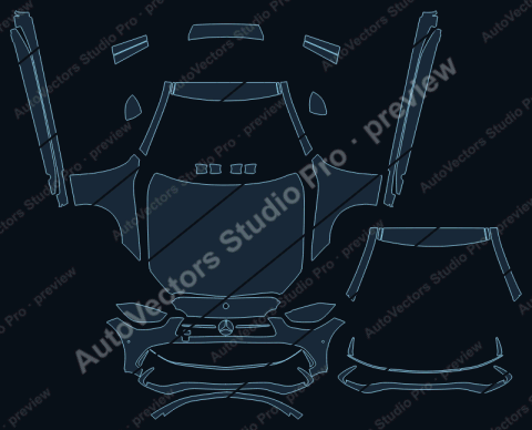 Mercedes-Benz C-Class AMG Line Limousine (2022) – watermarked preview
