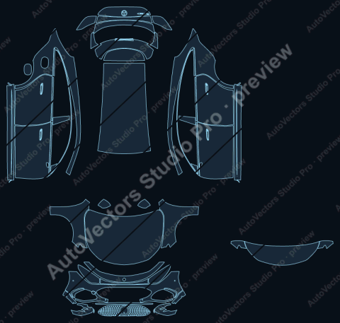 Mercedes-Benz CLA AMG Line Electric (2026) shooting brake – watermarked preview