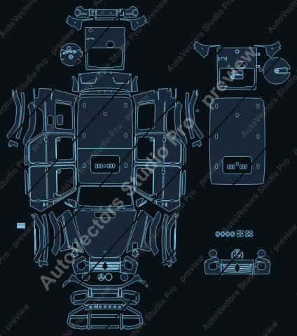 Mercedes-Benz G-Class G63 4X4 Squared W463 (2023) SUV – watermarked preview