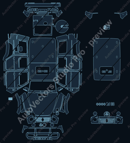 Mercedes-Benz G-Class G63 W463 (2018) SUV – watermarked preview