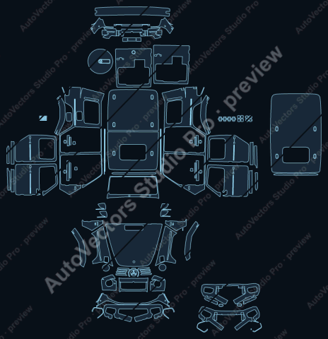 Mercedes-Benz G-Class W465 AMG Line 450D (2025) SUV – watermarked preview