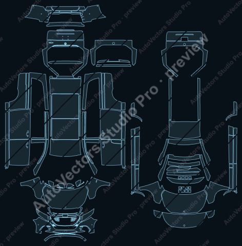 Mercedes-Benz V-Class W447 AMG Line LCI Long (2024) wagon – watermarked preview