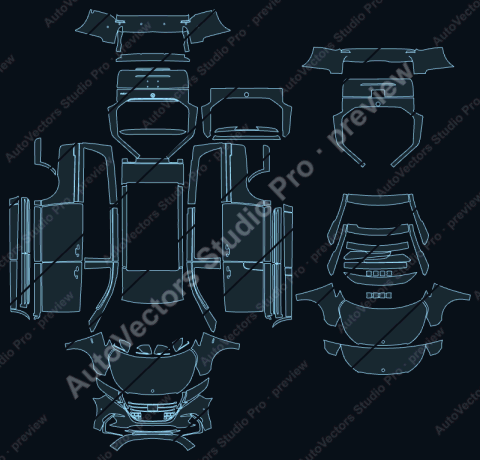 Mercedes-Benz V-Class W447 Base LCI Standard Wheelb (2024) – watermarked preview