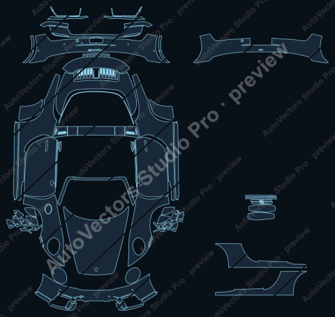 Porsche 911 4 GTS 992.2 (2025) targa – watermarked preview