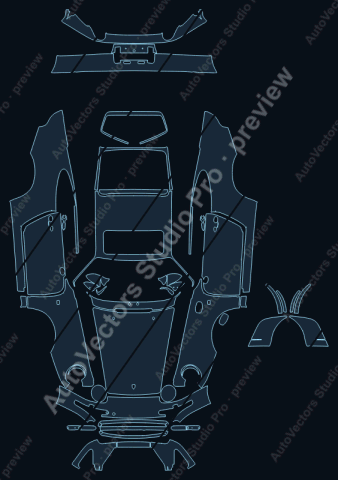 Porsche 911 993 Carrera Carrera 4 (1995) coupe – watermarked preview