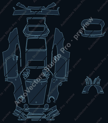 Porsche 911 993 Carrera RS (1995) – watermarked preview