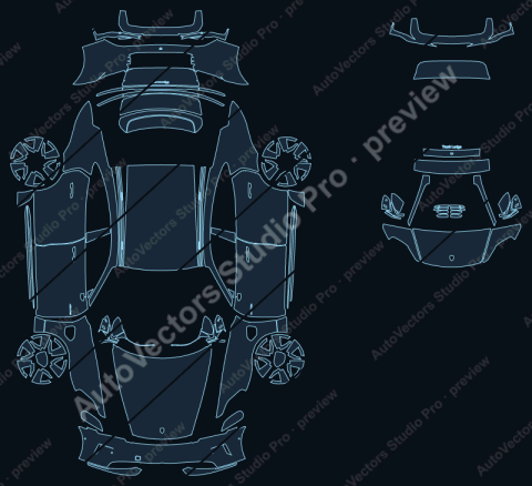 Porsche Taycan 4S J1 (2024) sedan – watermarked preview