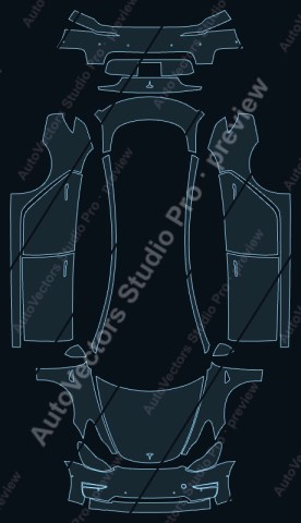 Tesla Model 3 V1 (2018) sedan – watermarked preview