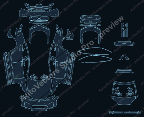 Tesla Model S (2021) sedan – watermarked preview