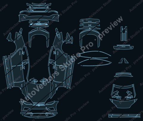 Tesla Model S (2021) sedan – watermarked preview