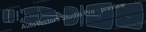 Tesla Model X Base (2024) – watermarked preview