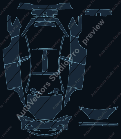 Tesla Model X Base Plaid (2022) SUV – watermarked preview