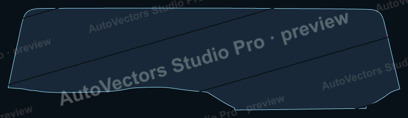 Toyota Urban cRUISER 2025 precut interior protection film pattern – watermarked preview from the cutting software