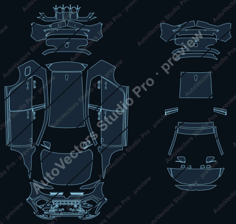 Volkswagen Golf R Black Edition MK8.5 (2025) hatchback – watermarked preview