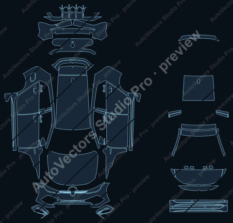 Volkswagen Golf R MK8 (2022) hatchback – watermarked preview