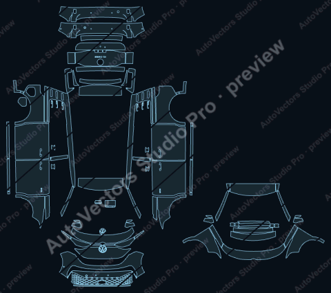 Volkswagen ID. Buzz EB Goal Short Wheelbase (2023) van – watermarked preview
