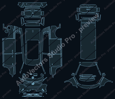 Volkswagen ID. Buzz EB GTX Long Wheelbase (2024) van – watermarked preview