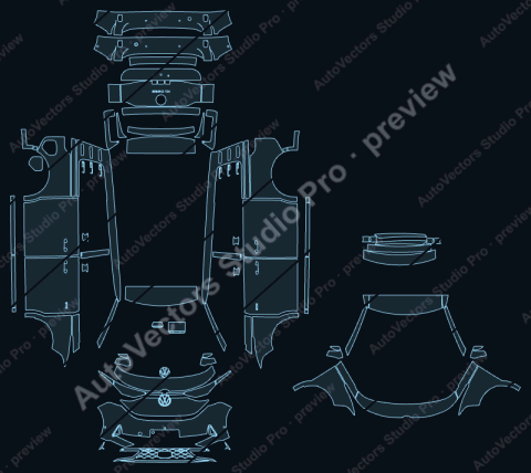 Volkswagen ID. Buzz EB GTX Short Wheelbase (2024) van – watermarked preview