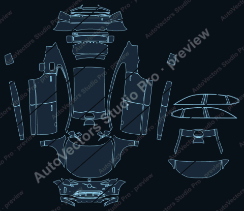 Volvo ES90 V551 (2026) sedan – watermarked preview