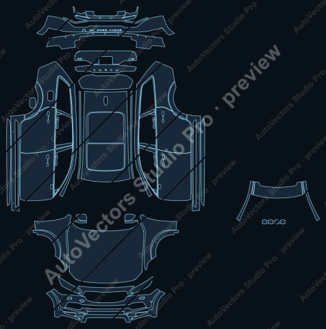 Volvo V90 Base (2021) cross country – watermarked preview